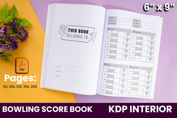 Download Bowling Score Book KDP Interior Template - Premium Resources