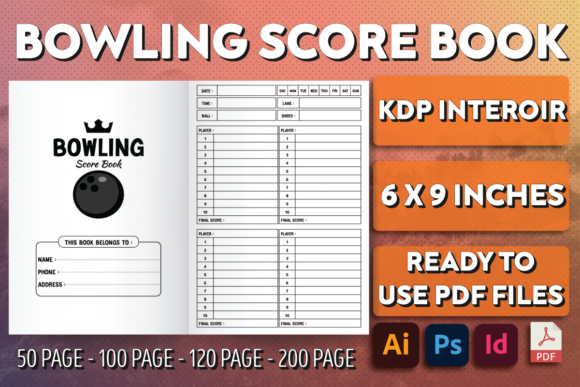 Download Bowling Score Book - KDP Interior - Premium Resources