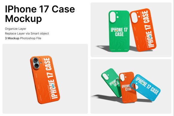 Download IPhone 17 Case 3D Mockup - Iphone 17 case Collection