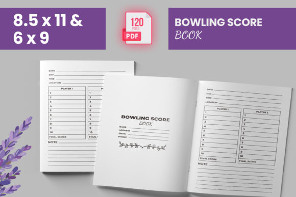 Download Bowling Score Book (KDP Interior) - Premium Bundle