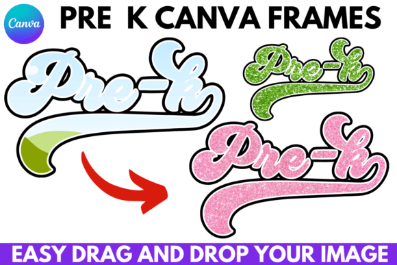 Download Pre K Retro Canva Frame Template Teacher - Retro canva frame Collection