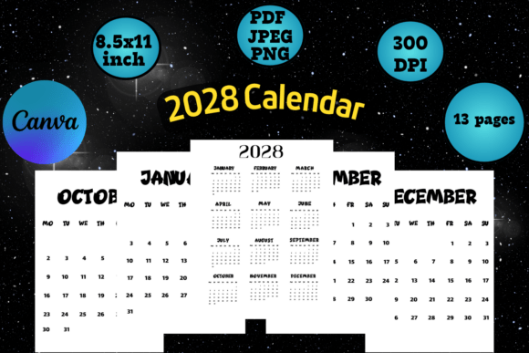 Download 2028 Calendar - 2028 calendar Collection
