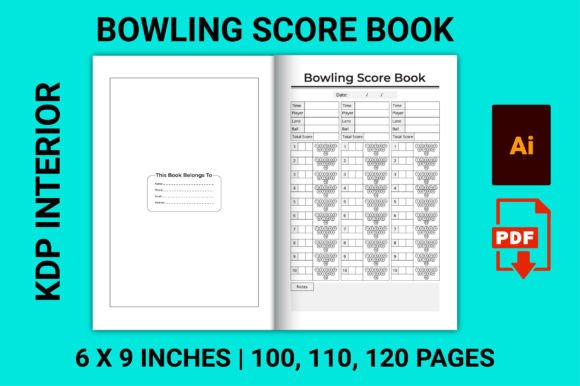 Download Bowling Score Book - Kdp Interior - Premium Resources